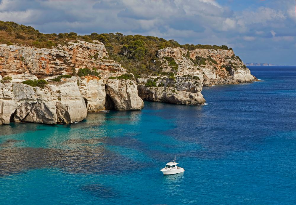 Tour en bateau Menorca